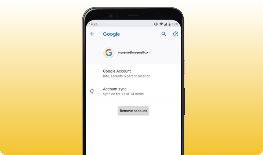 Screenshot of the Google account login page