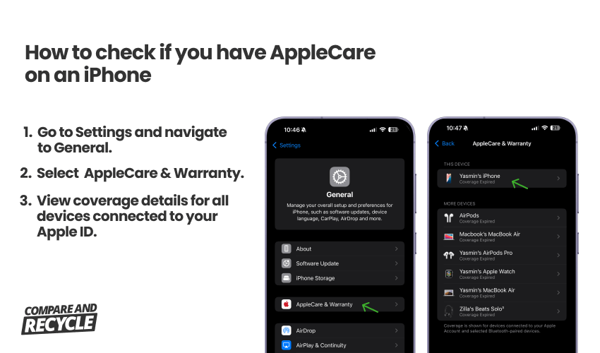 How to check if you have AppleCare on an iPhone