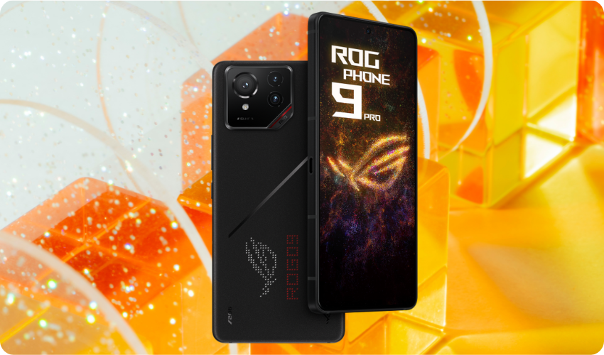 ASUS ROG Phone 9 Pro phone with audio jack.