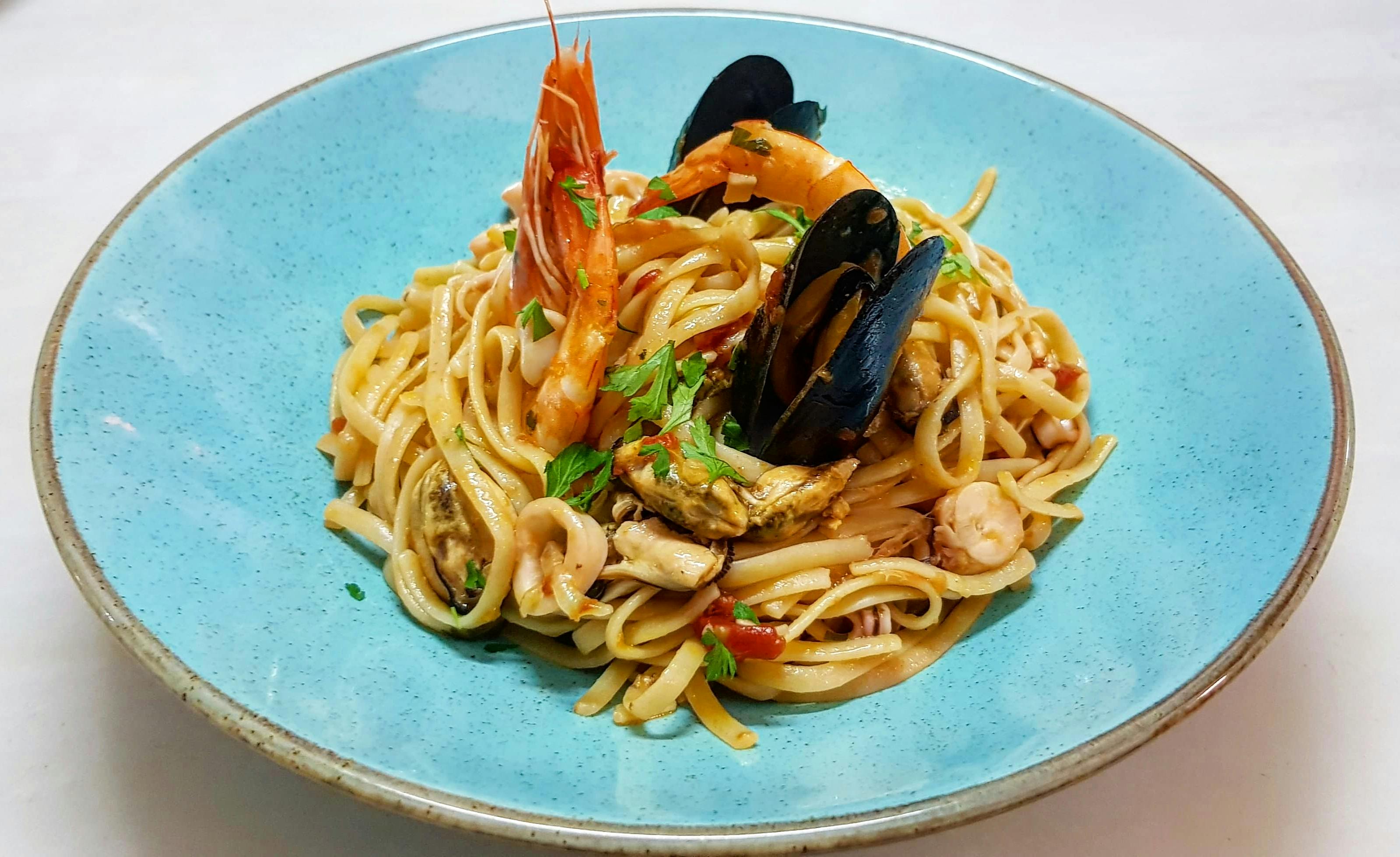 Seafood pasta