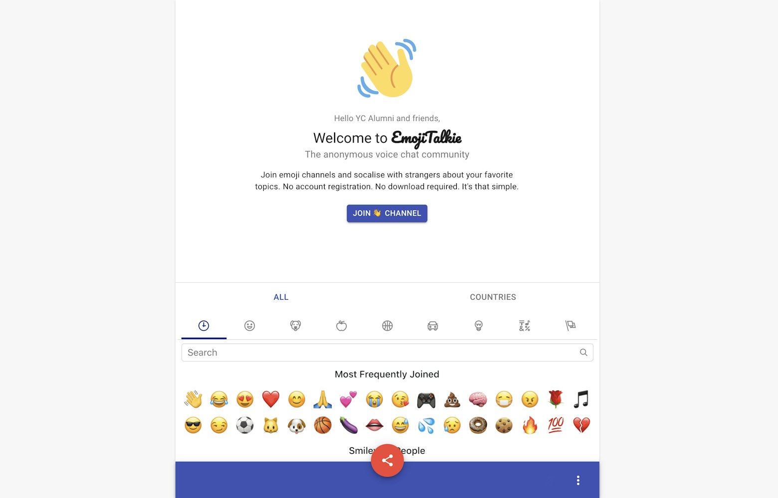 Cover Image for 📻 EmojiTalkie: The anonymous voice chat community