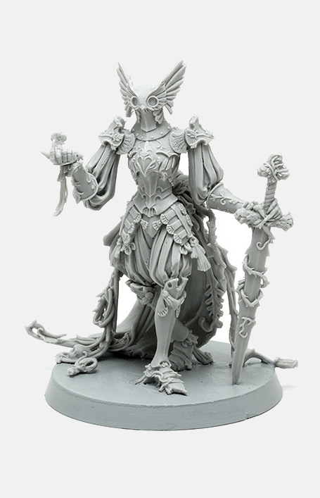 Flower Knight Resin Miniature