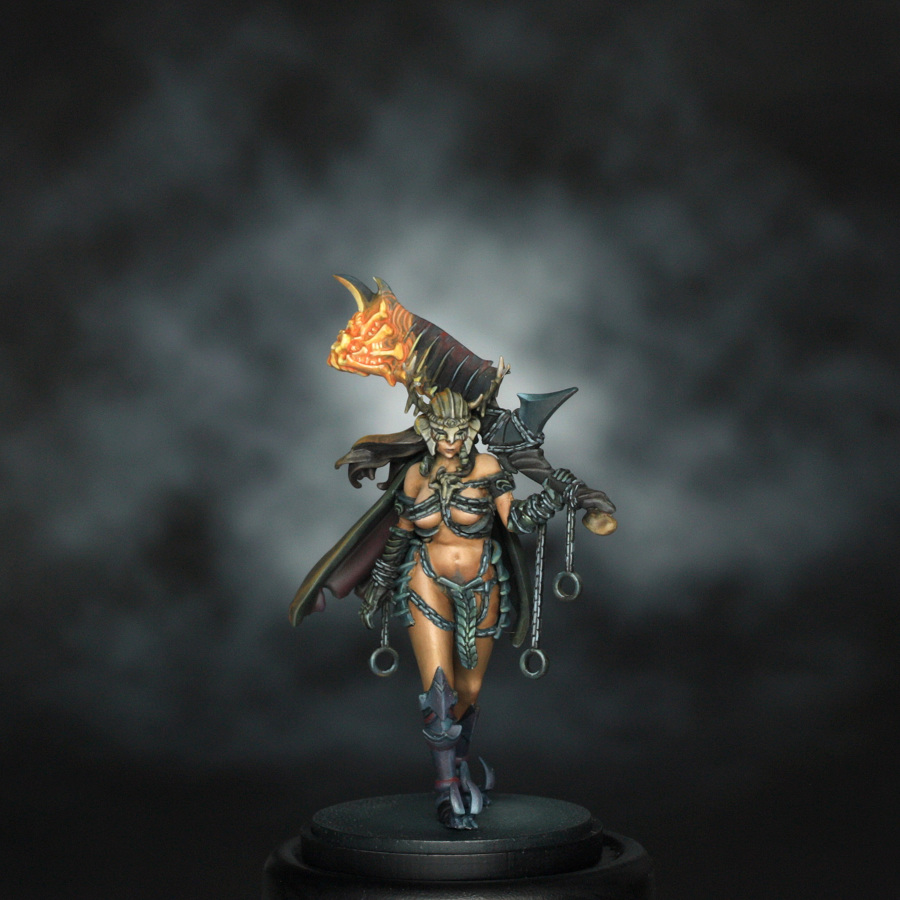Mage model for Kingdom Death Game Resin Figure 