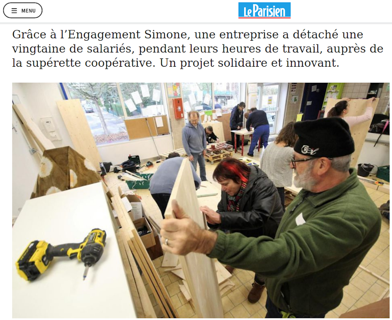 Un renfort humain de qualité pour venir en aide à une association locale