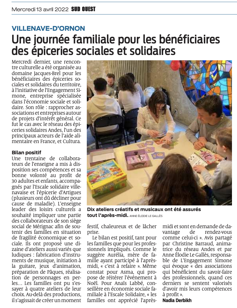 Don de compétences en faveur de la culture