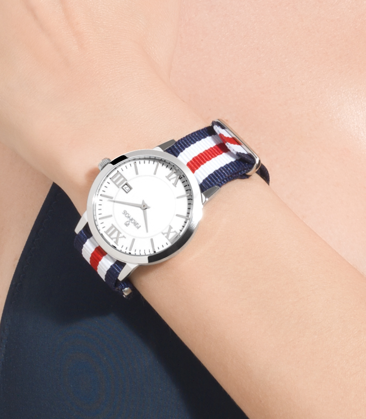 publicidad de la marca de relojes "kronos"