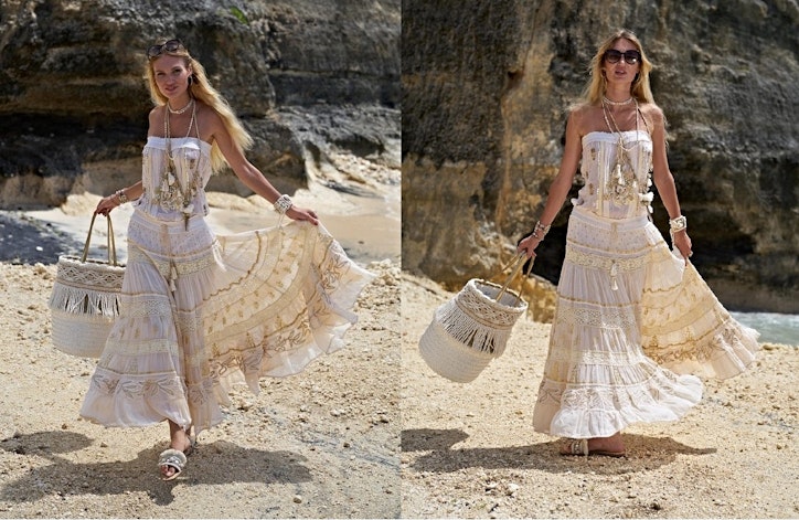 vestido para la playa