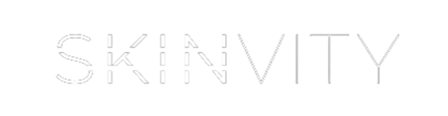 logo skinvity blanco
