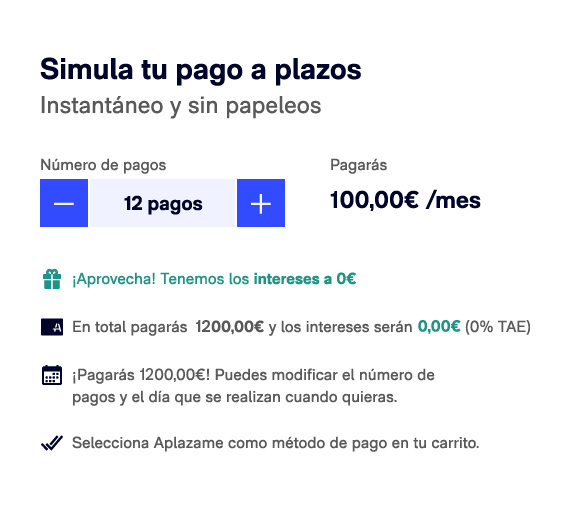 simulador cuotas 0% tae