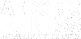 logo aerobic fitness blanco