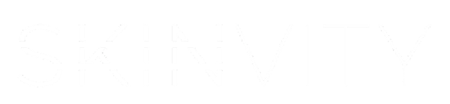 logo skinvity blanco
