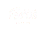 logo guitarra bros blanco