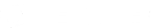 logo zero tek blanco