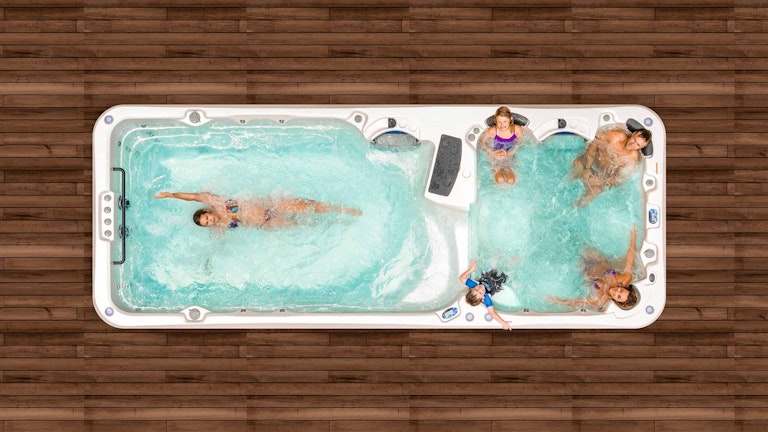 Hydrozone swim spa