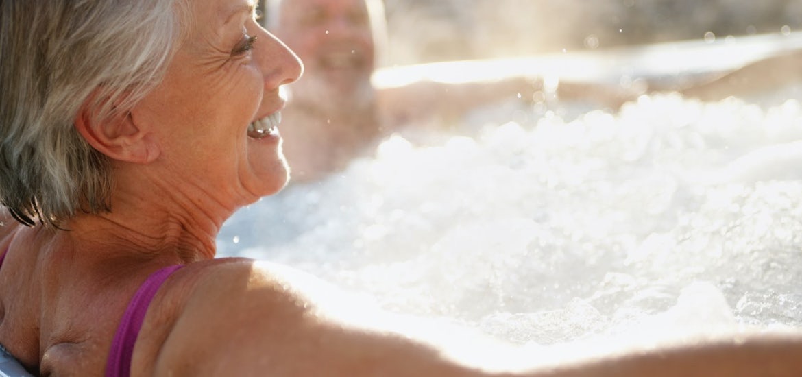 Using a spa for pain relief