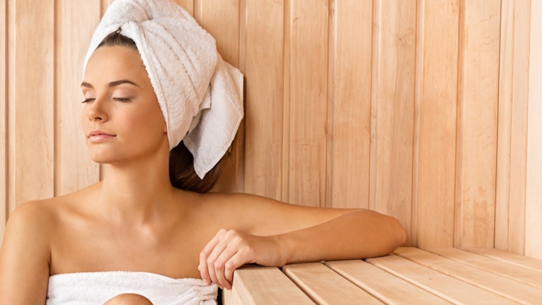 Steam or infrared sauna