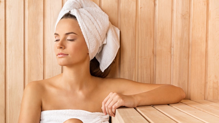 Steam or infrared sauna