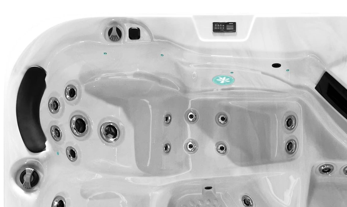 Two Hydromassage Loungers with Foot Massage