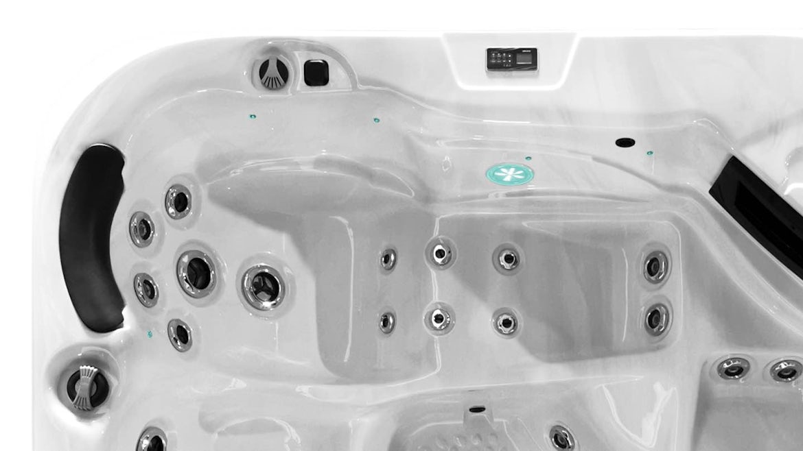 Two Hydromassage Loungers with Foot Massage