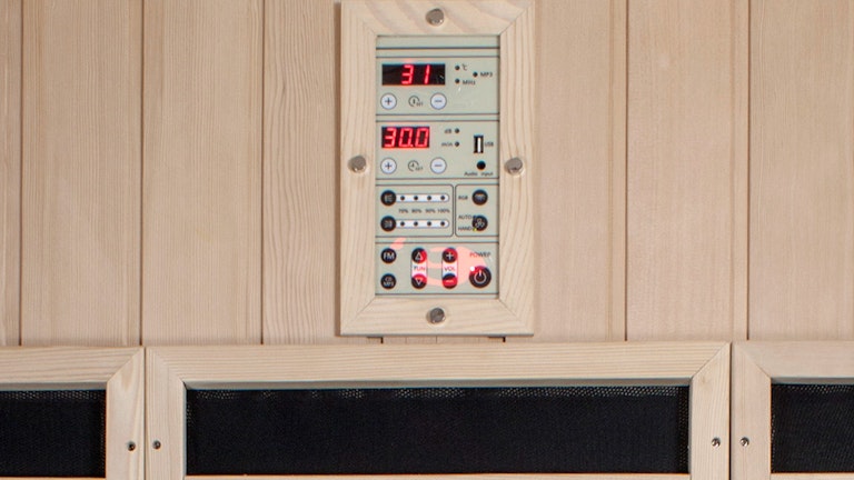 Infrared sauna control system