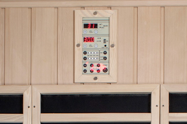 Infrared sauna control system