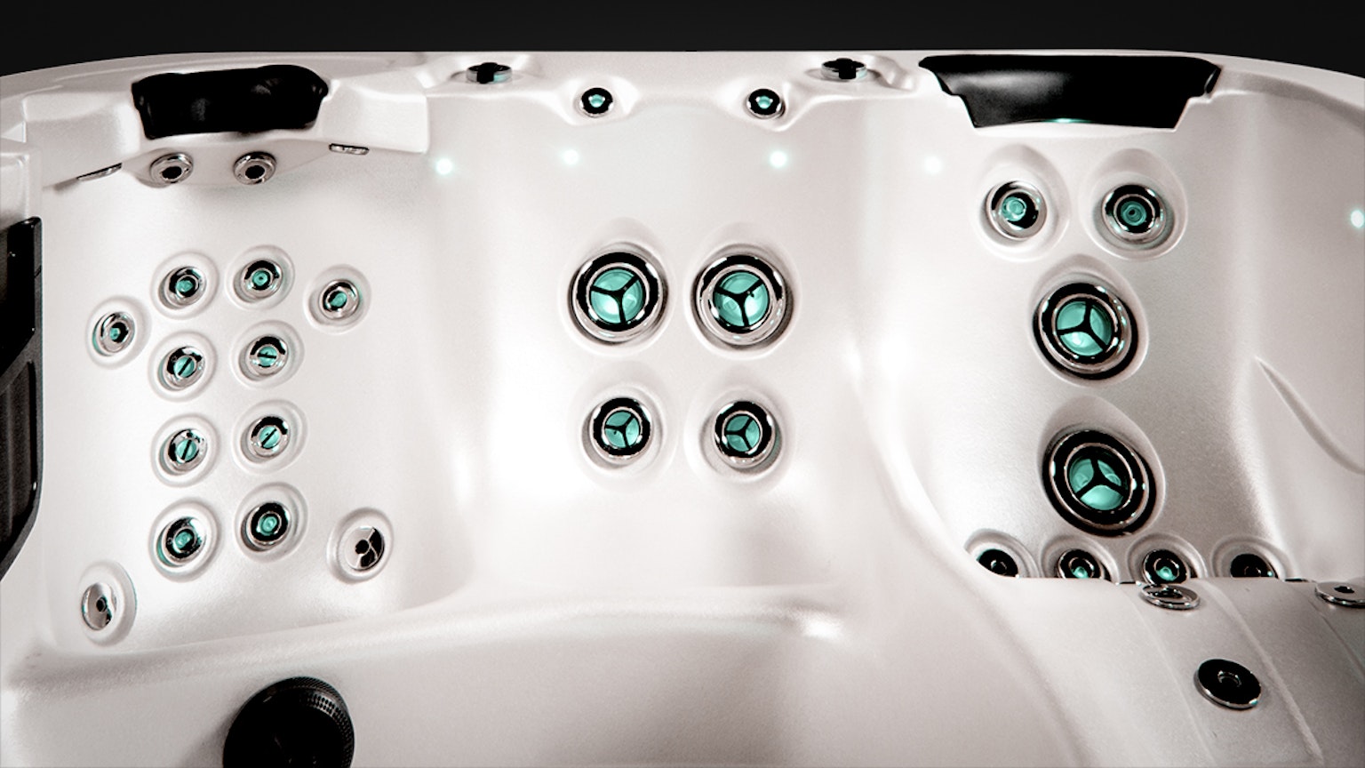 Vortex Spas Hydroglow Backlit Jets
