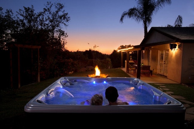 Airbnb with hot tub
