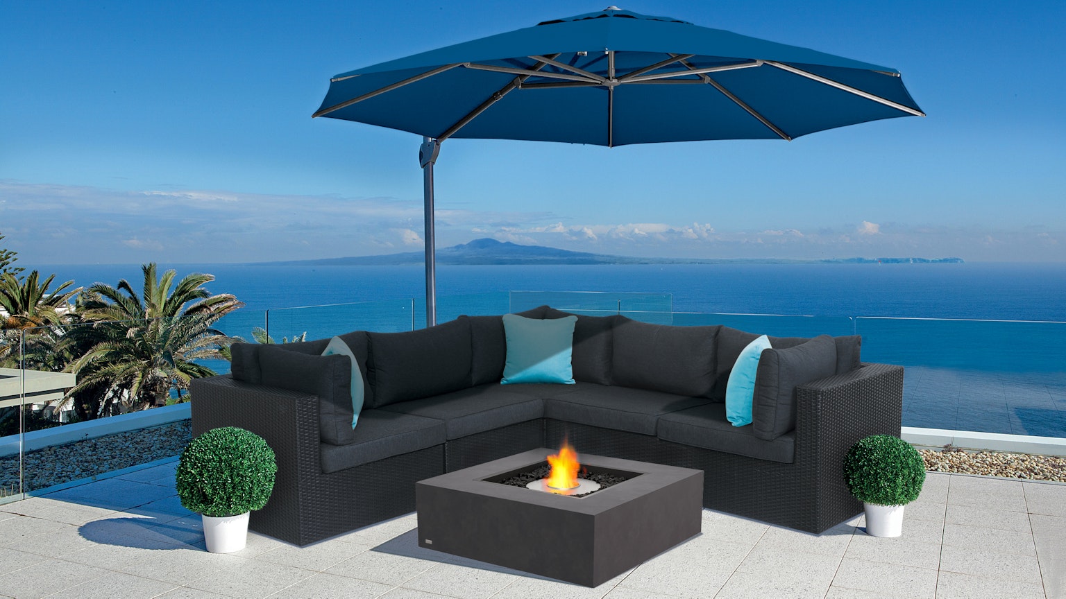 base 40 fire pit table