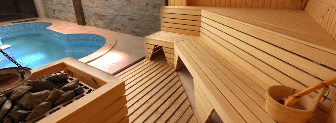 4 Person Cedar Sauna w/Carbon Heaters/Side Bench Seating - HL400KS Roslyn