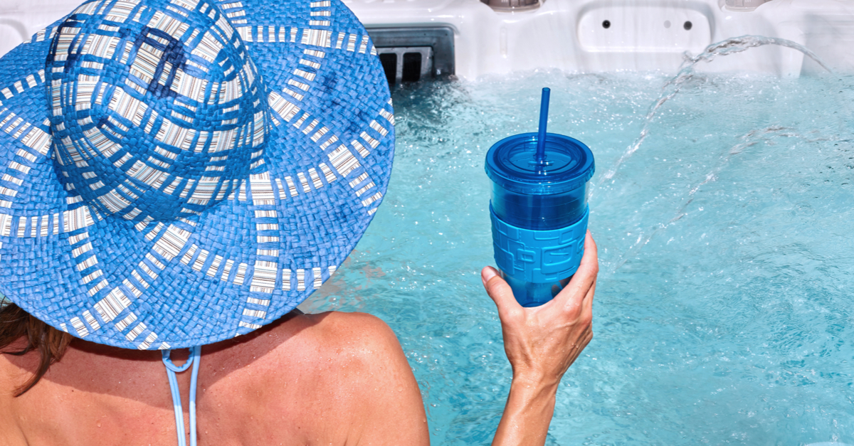 Sun protection in  a spa