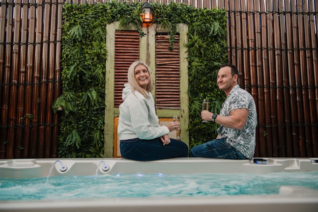 couple on a spa