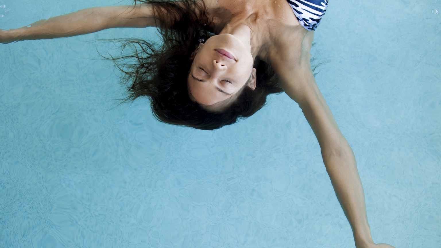 woman relaxing in a spa pool