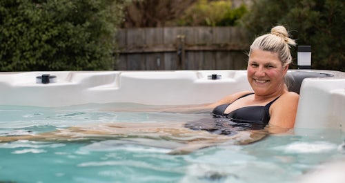 Getting fitter and stronger in a swim spa hero