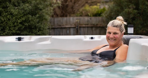 Getting fitter and stronger in a swim spa hero