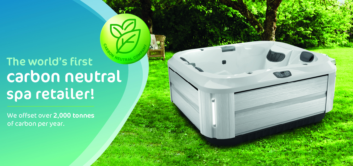 Carbon neutral spa pool retailer