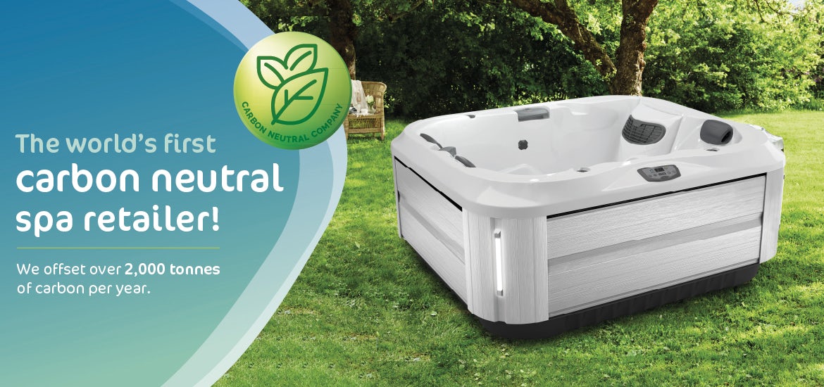 Carbon neutral spa pool retailer