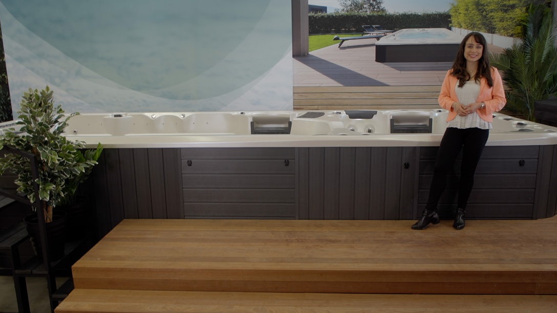Vortex™ Hydrozone™ Pool Spa Combo | Dual Swim Spa