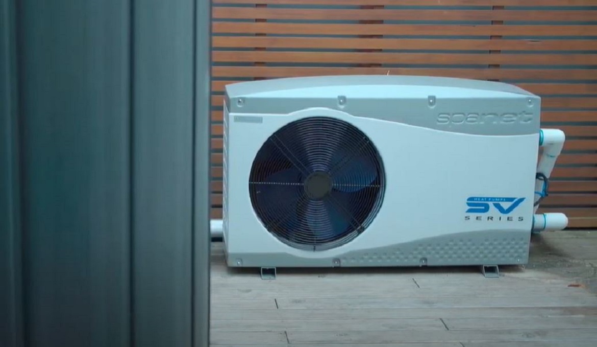 What is a spa heat pump hero