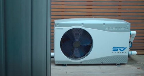 What is a spa heat pump hero