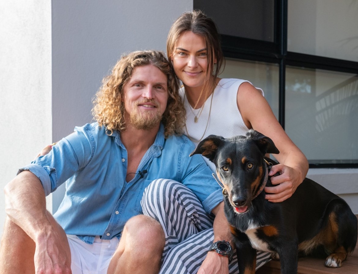 Nick Cummins and Alexandra George