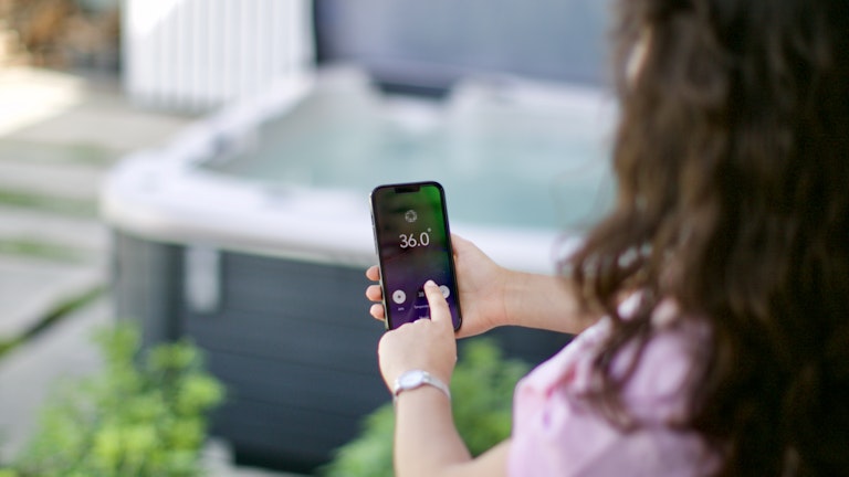 easily control spa pool to under 36 degrees or lower