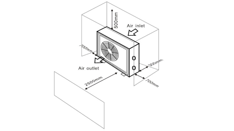 spanet sv heat pump air flow requirement
