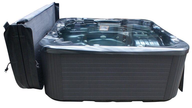 spa with cover lifter