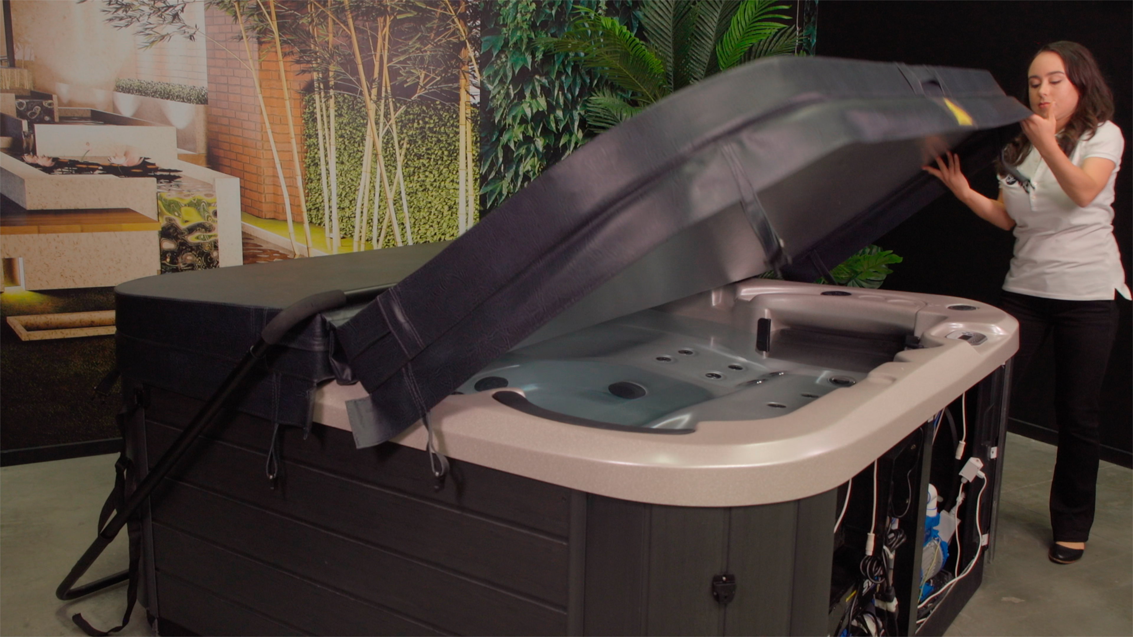 How to attach spa cover locks Spa World NZ