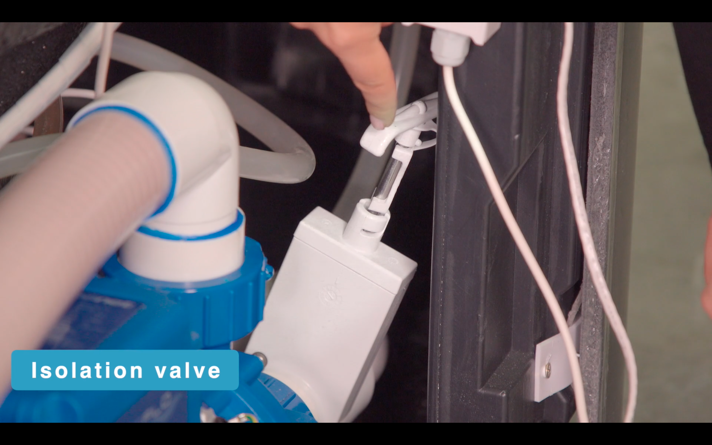 T-handled valves check