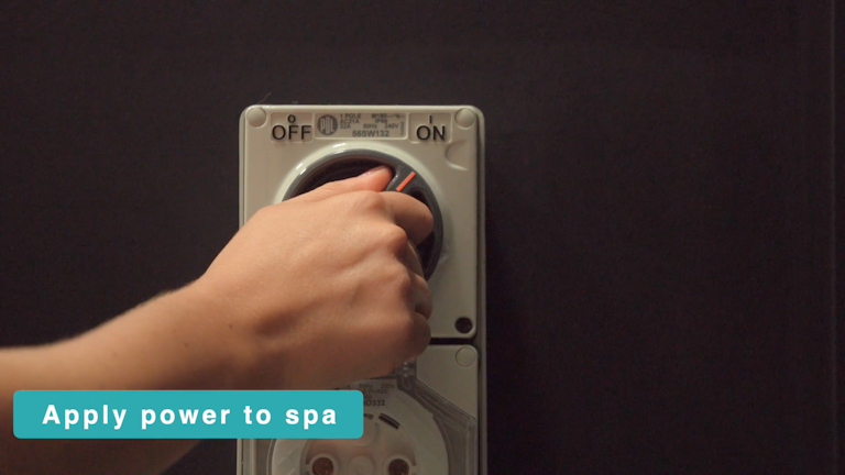 spa turn on