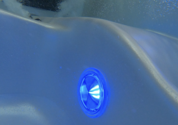 Chromotherapy Lighting on Vortex Spas