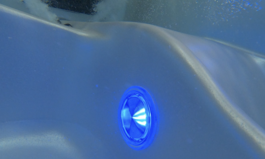 Chromotherapy Lighting on Vortex Spas