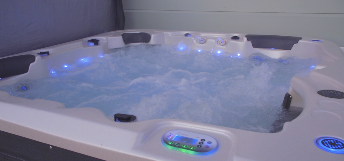 jetted hot tub
