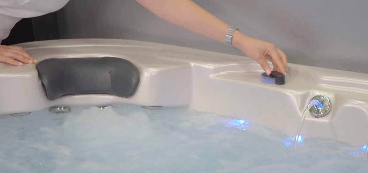 Vortex Spa topside controls